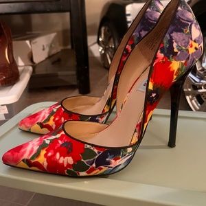 Steve madden floral heels